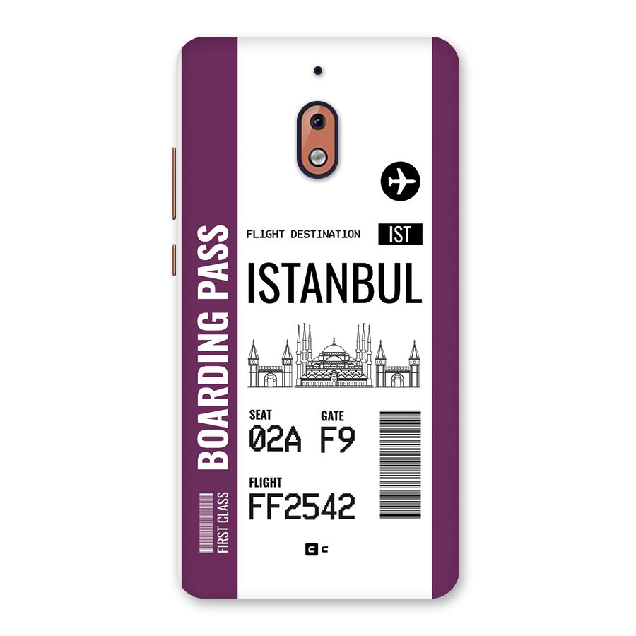 Istanbul Boarding Pass Back Case for Nokia 2.1