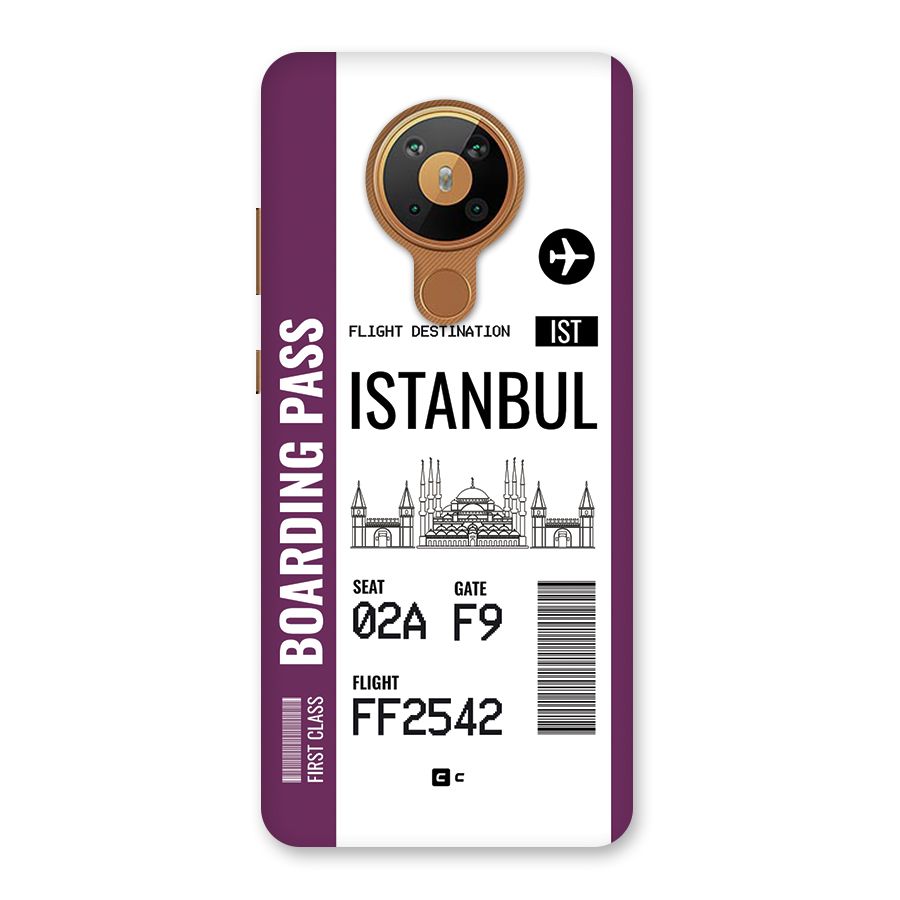 Istanbul Boarding Pass Back Case for Nokia 5.3