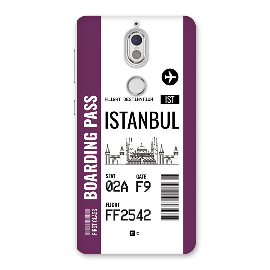 Istanbul Boarding Pass Back Case for Nokia 7