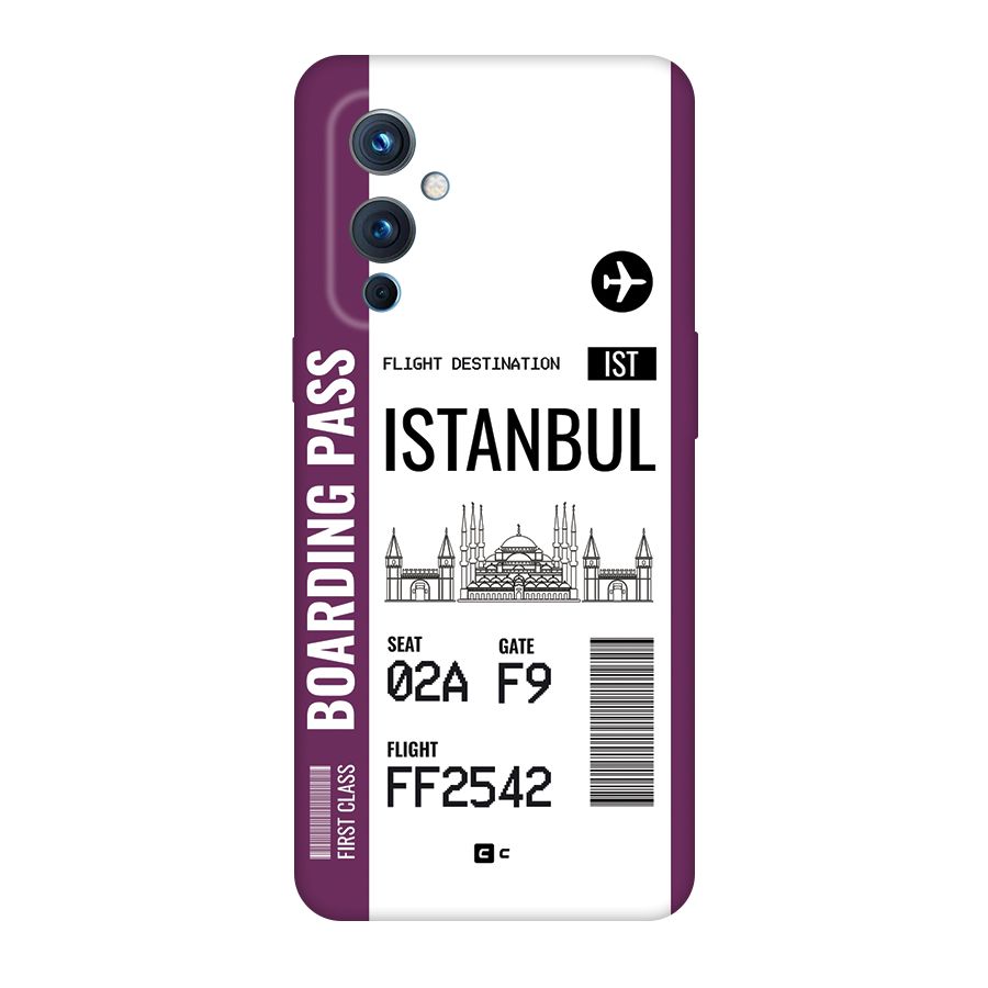 Istanbul Boarding Pass Back Case for OnePlus 9