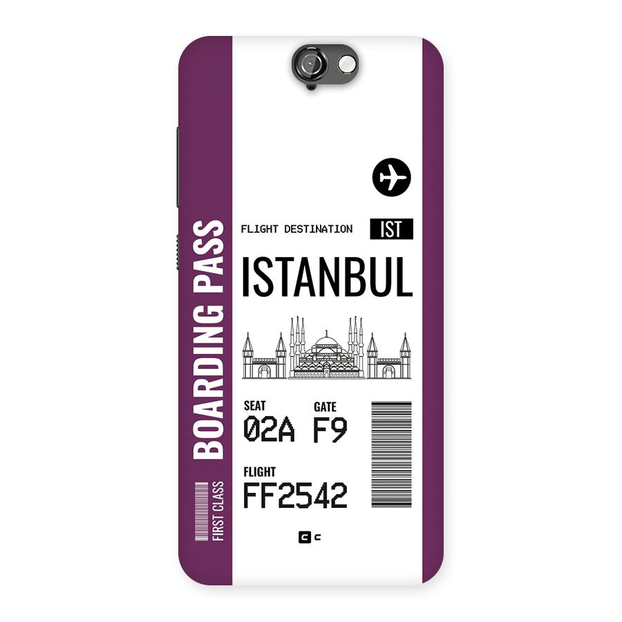 Istanbul Boarding Pass Back Case for One A9