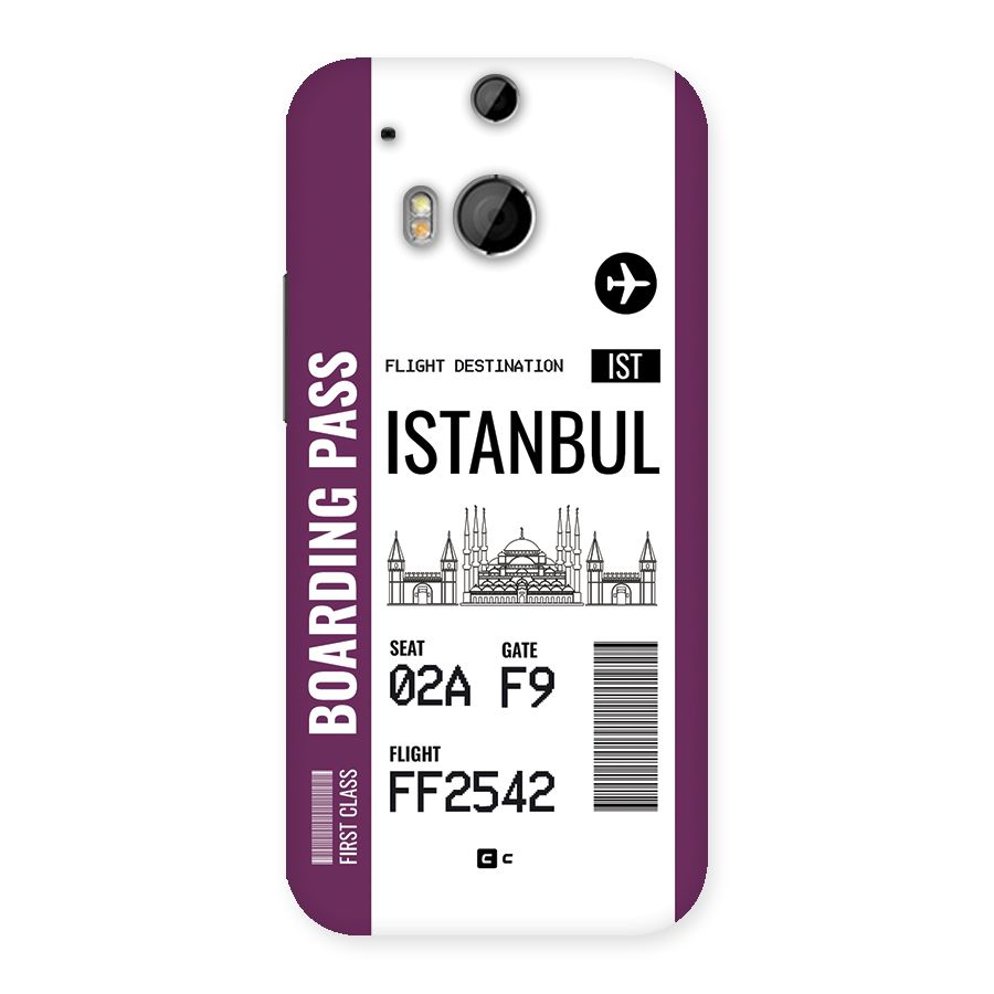 Istanbul Boarding Pass Back Case for One M8