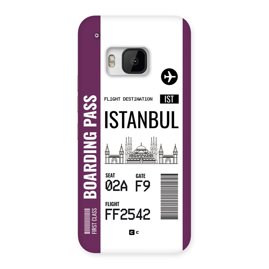 Istanbul Boarding Pass Back Case for One M9