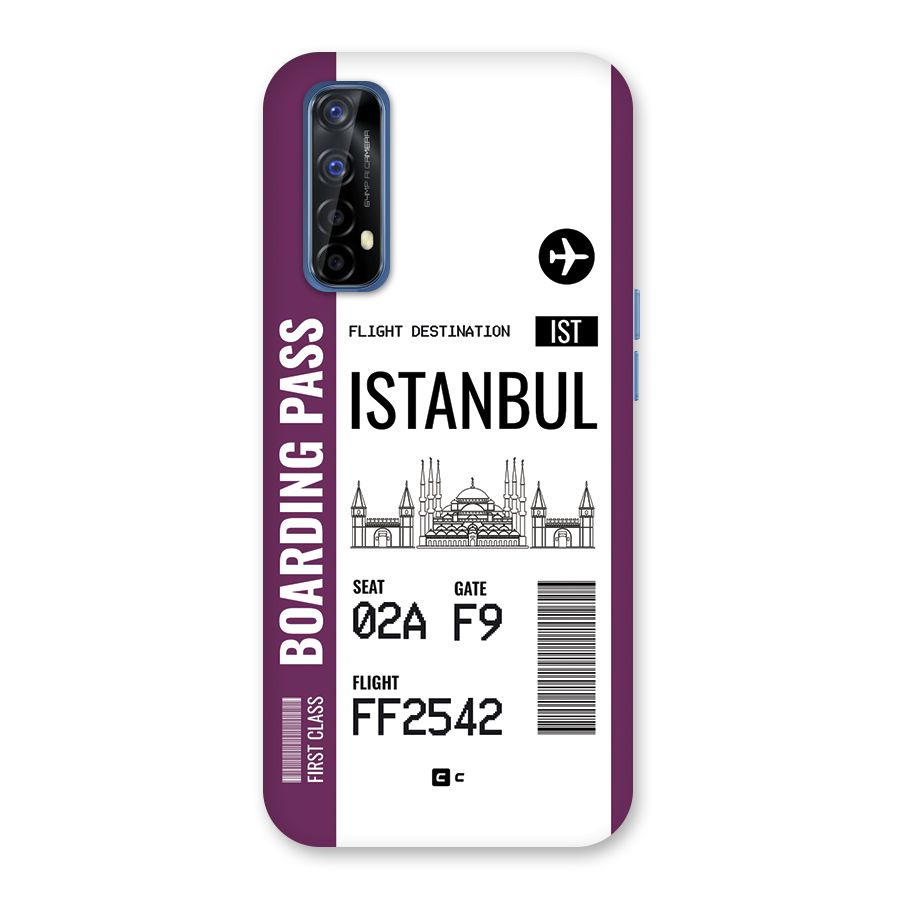 Istanbul Boarding Pass Back Case for Realme Narzo 20 Pro