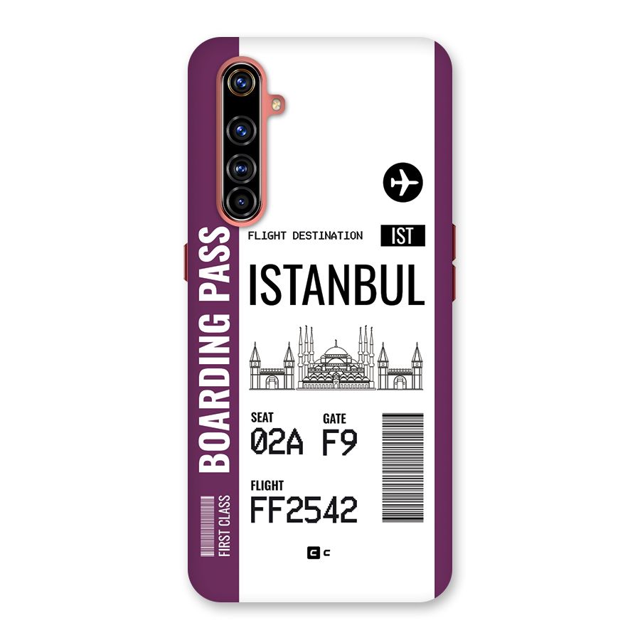 Istanbul Boarding Pass Back Case for Realme X50 Pro