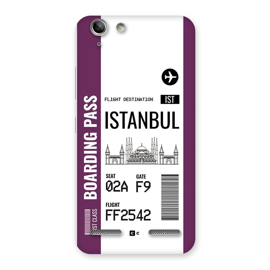 Istanbul Boarding Pass Back Case for Vibe K5