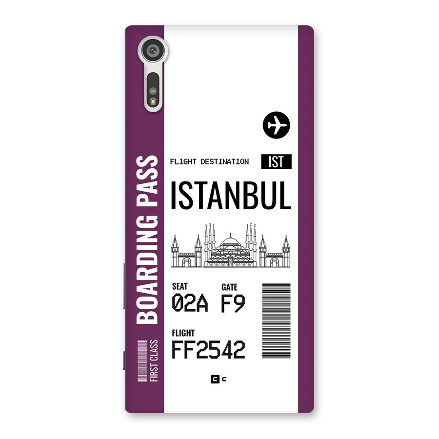 Istanbul Boarding Pass Back Case for Xperia XZ