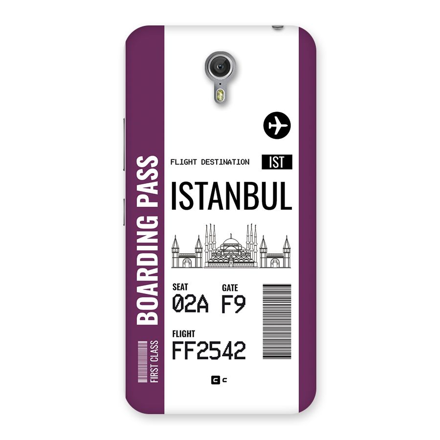 Istanbul Boarding Pass Back Case for Zuk Z1