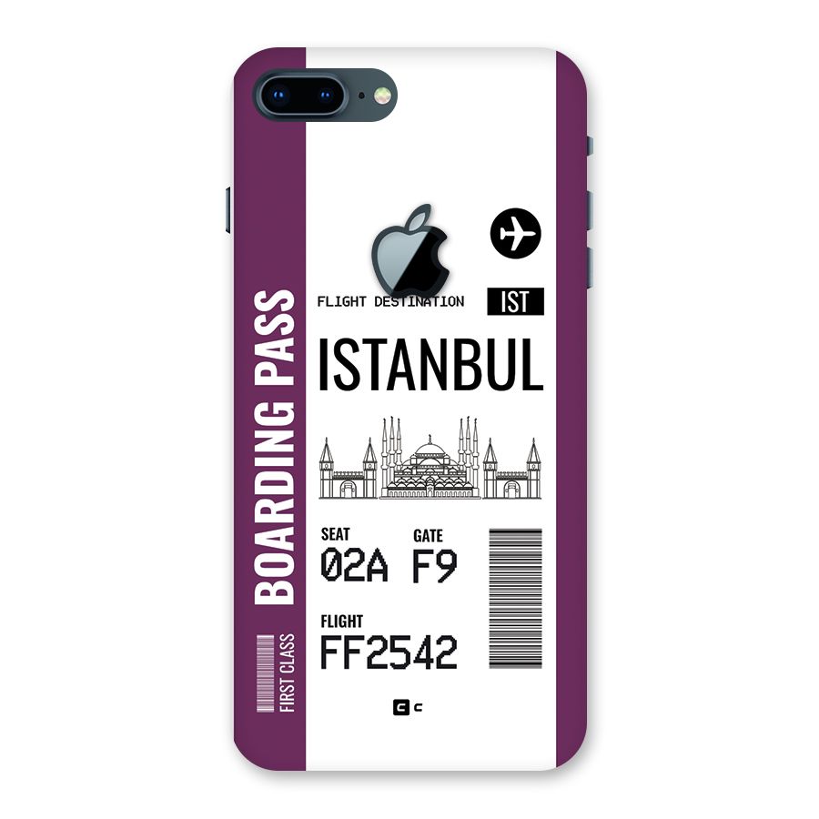 Istanbul Boarding Pass Back Case for iPhone 7 Plus Apple Cut