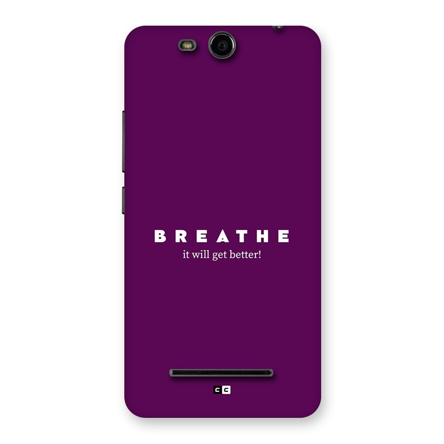 It Will Get Better Back Case for Canvas Juice 3 Q392