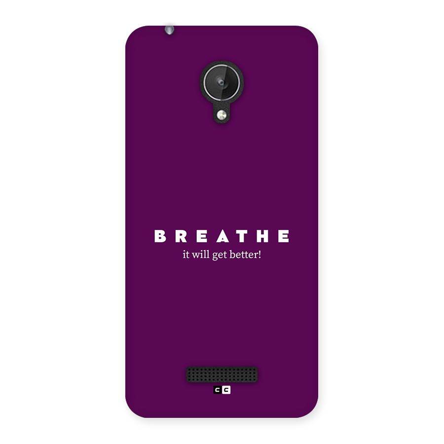 It Will Get Better Back Case for Canvas Spark Q380