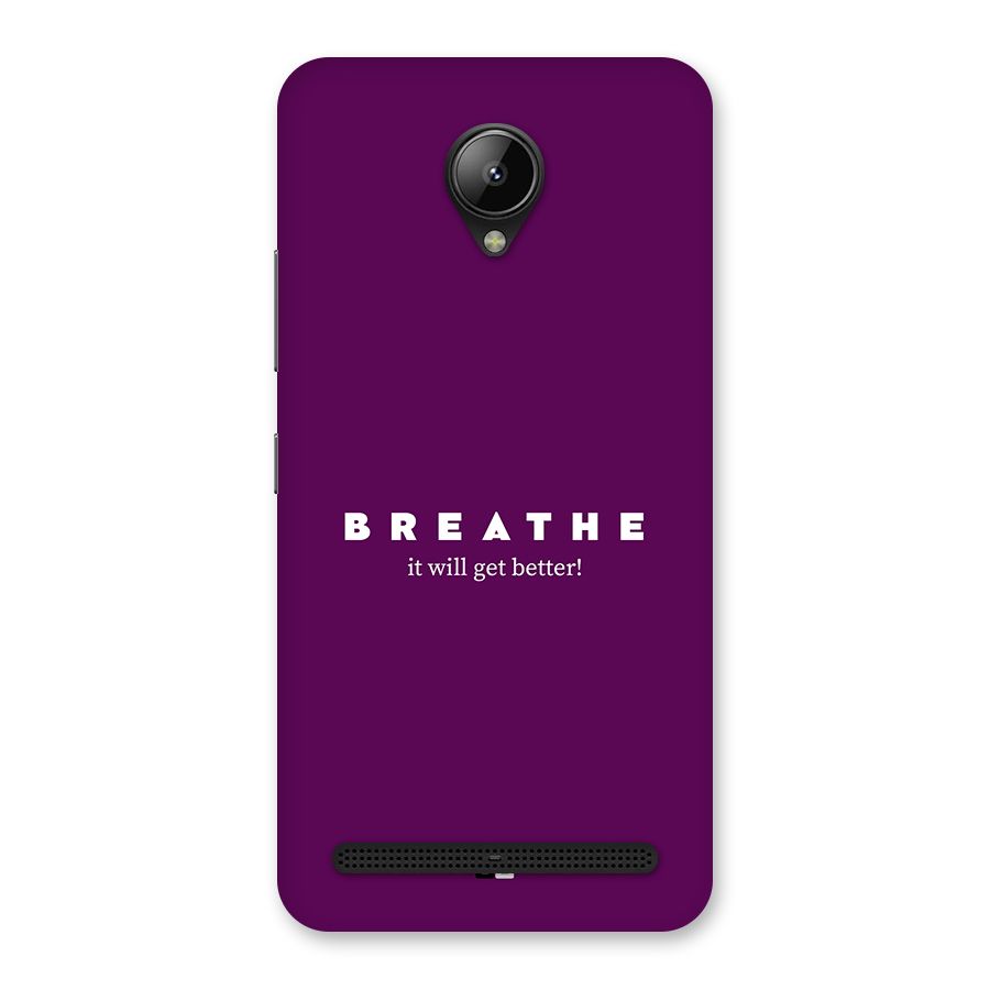 It Will Get Better Back Case for Lenovo C2