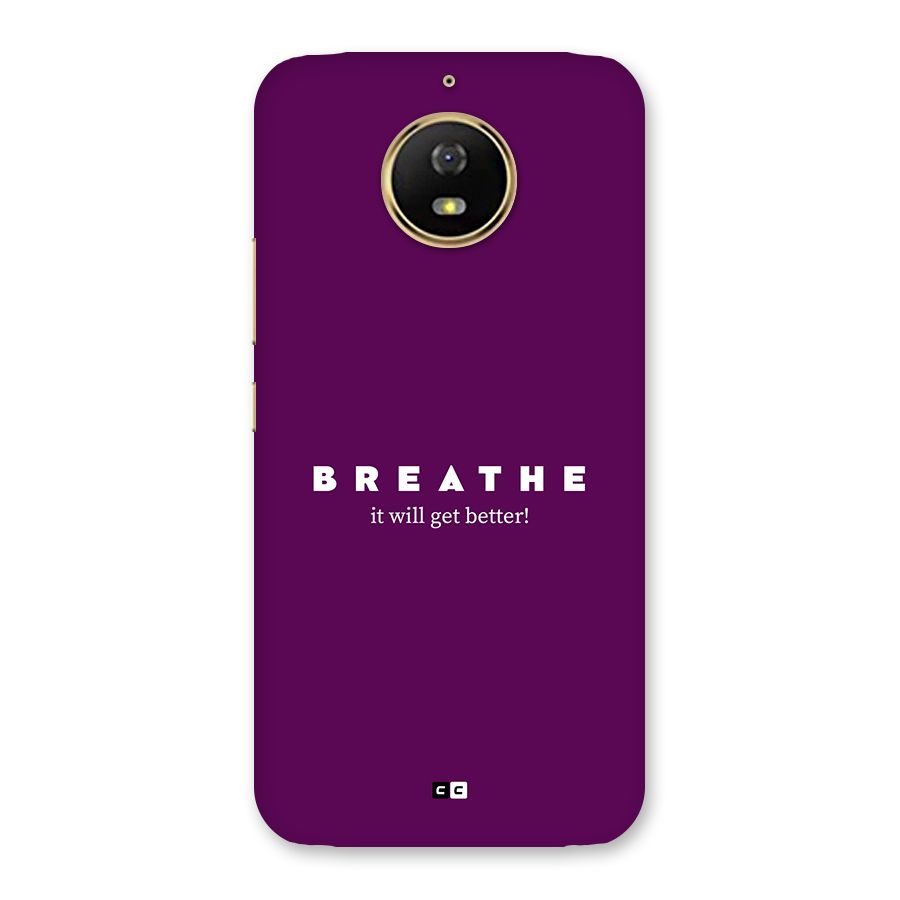 It Will Get Better Back Case for Moto G5s