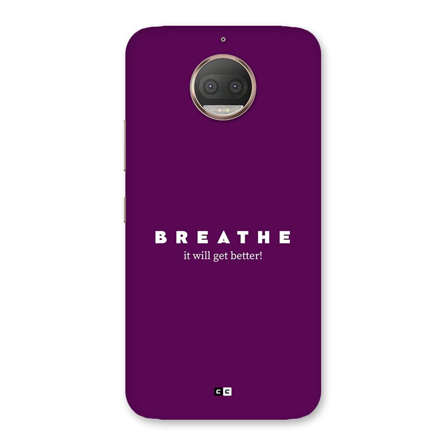 It Will Get Better Back Case for Moto G5s Plus