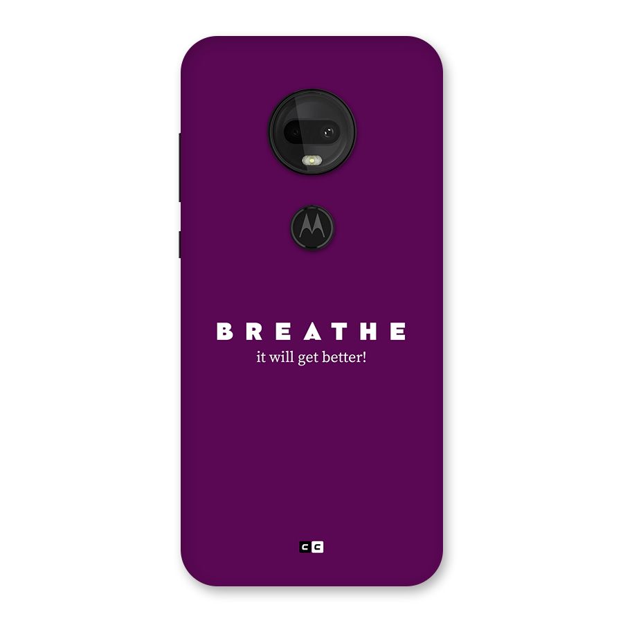 It Will Get Better Back Case for Moto G7
