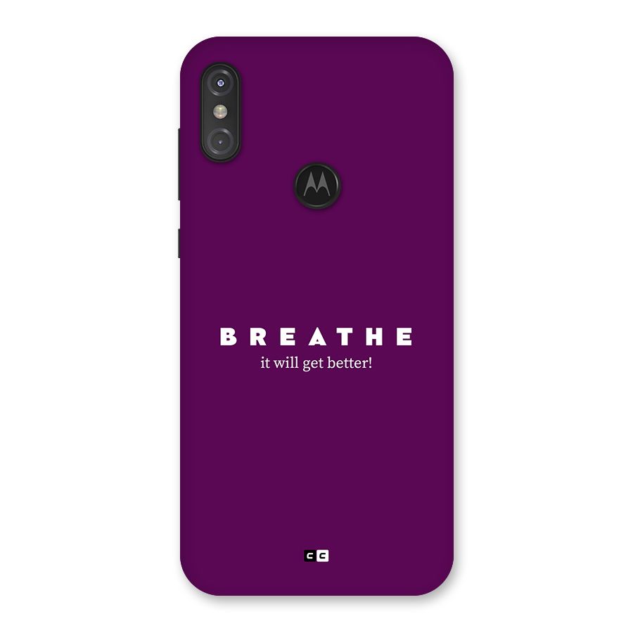It Will Get Better Back Case for Motorola One Power