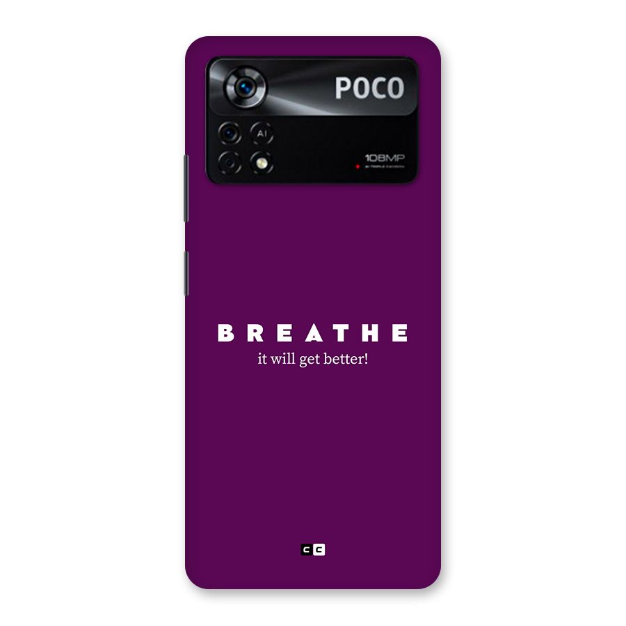 It Will Get Better Back Case for Poco X4 Pro 5G