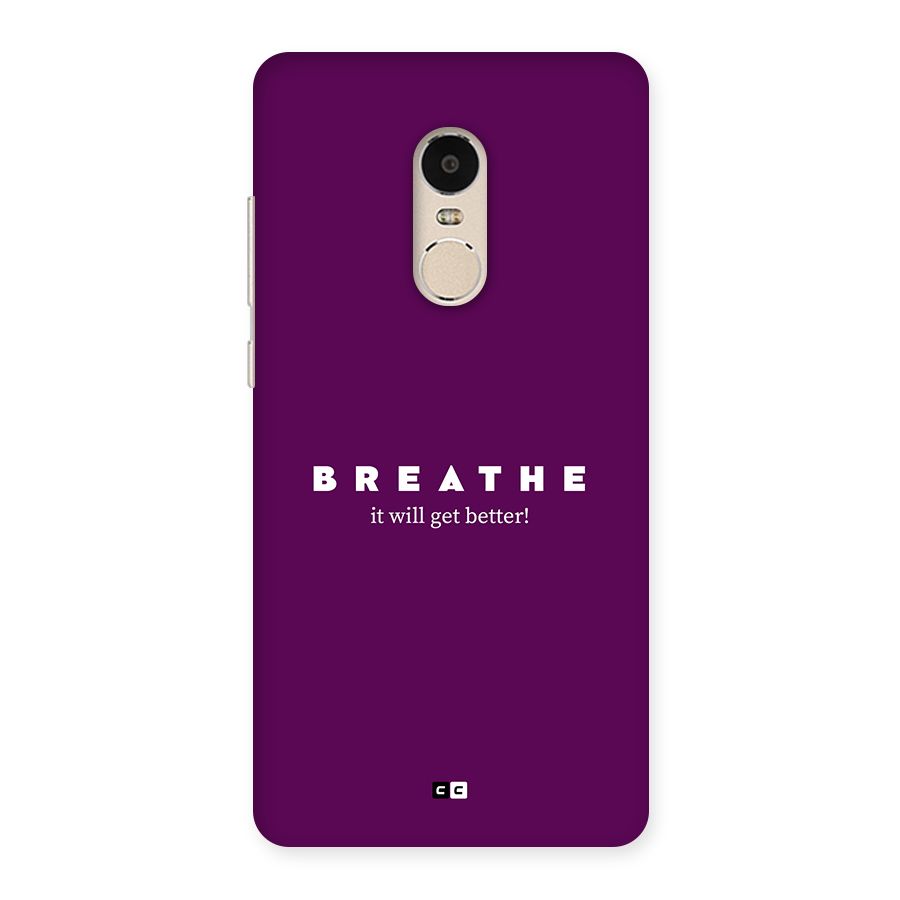 It Will Get Better Back Case for Redmi Note 4