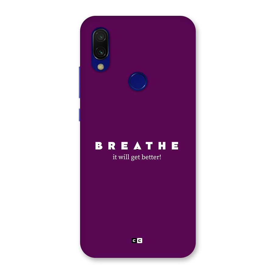 It Will Get Better Back Case for Redmi Y3