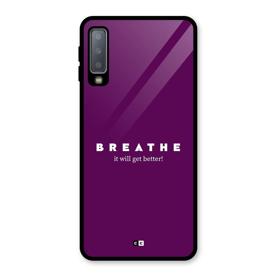 It Will Get Better Glass Back Case for Galaxy A7 (2018)