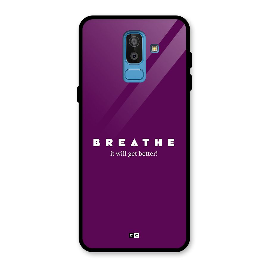 It Will Get Better Glass Back Case for Galaxy J8