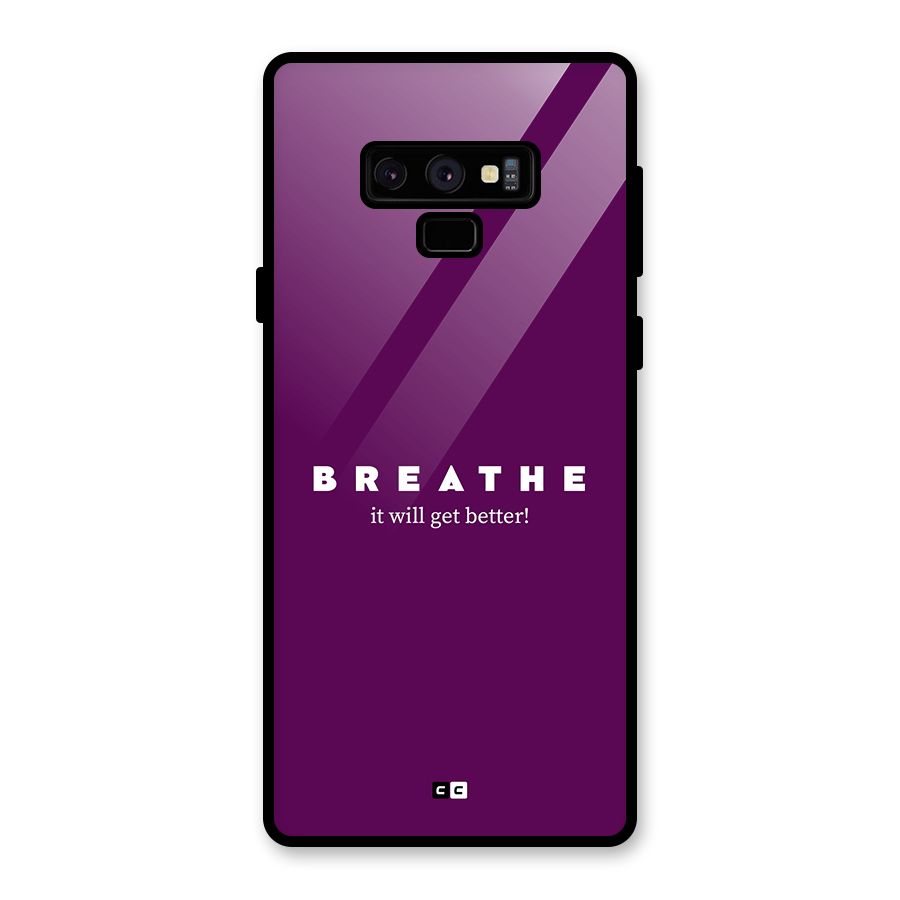 It Will Get Better Glass Back Case for Galaxy Note 9