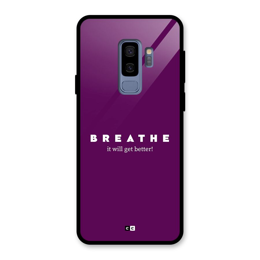 It Will Get Better Glass Back Case for Galaxy S9 Plus