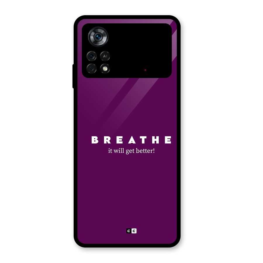 It Will Get Better Glass Back Case for Poco X4 Pro 5G