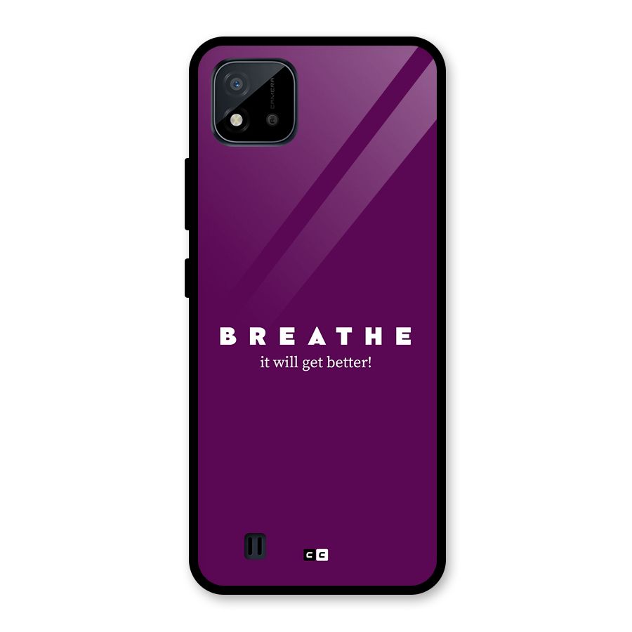 It Will Get Better Glass Back Case for Realme C11 2021
