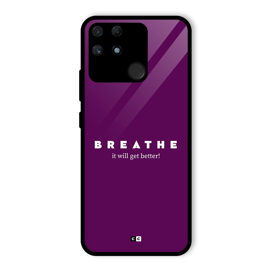 It Will Get Better Glass Back Case for Realme Narzo 50A