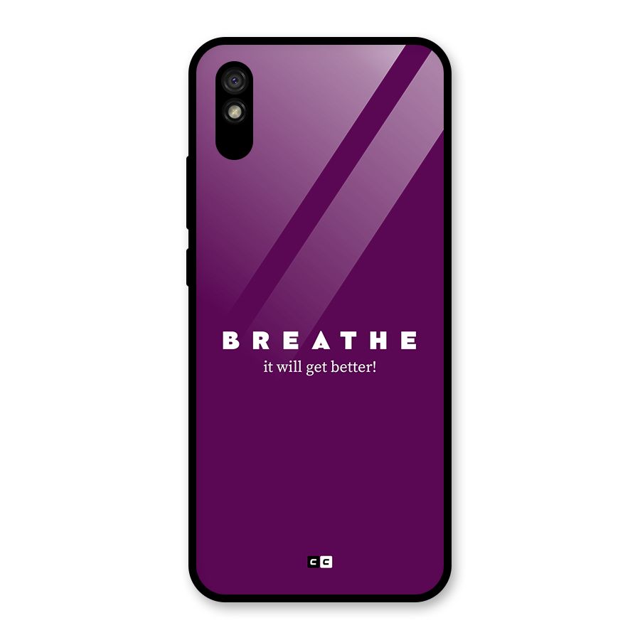 It Will Get Better Glass Back Case for Redmi 9A