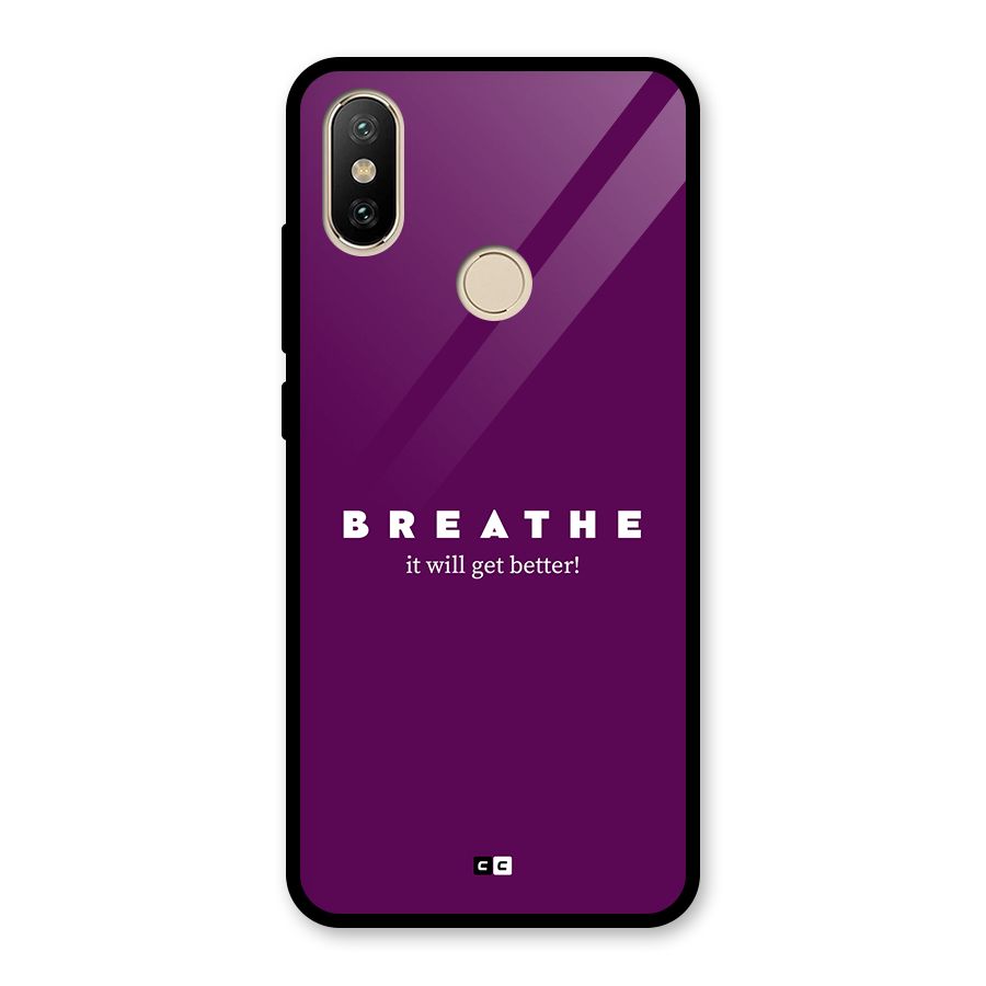 It Will Get Better Glass Back Case for Redmi A2