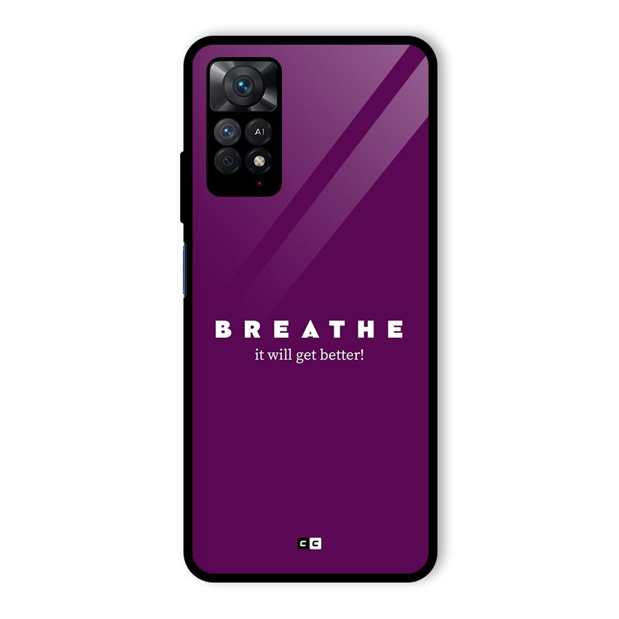 It Will Get Better Glass Back Case for Redmi Note 11 Pro Plus 5G