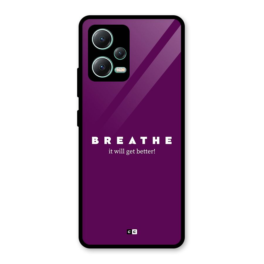 It Will Get Better Glass Back Case for Redmi Note 12 5G