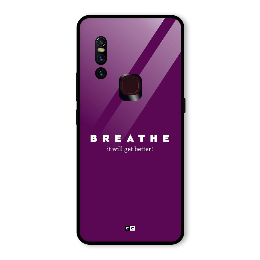 It Will Get Better Glass Back Case for Vivo V15
