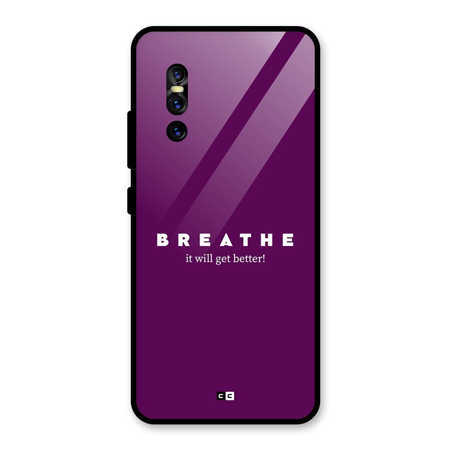 It Will Get Better Glass Back Case for Vivo V15 Pro