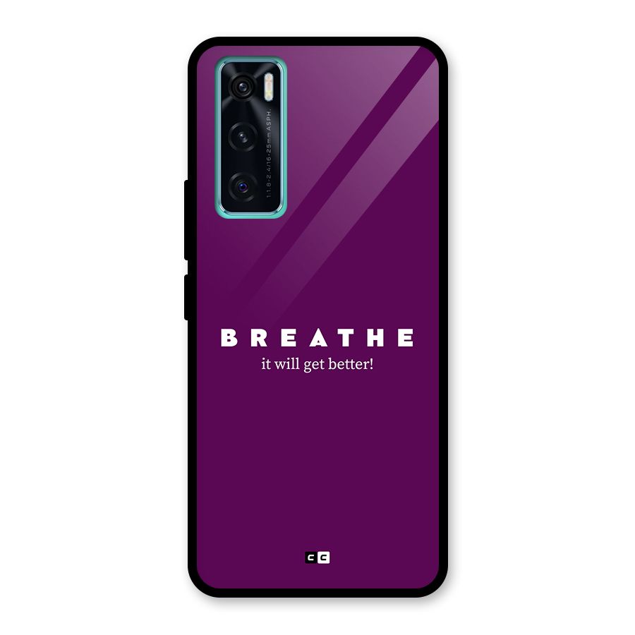 It Will Get Better Glass Back Case for Vivo V20 SE