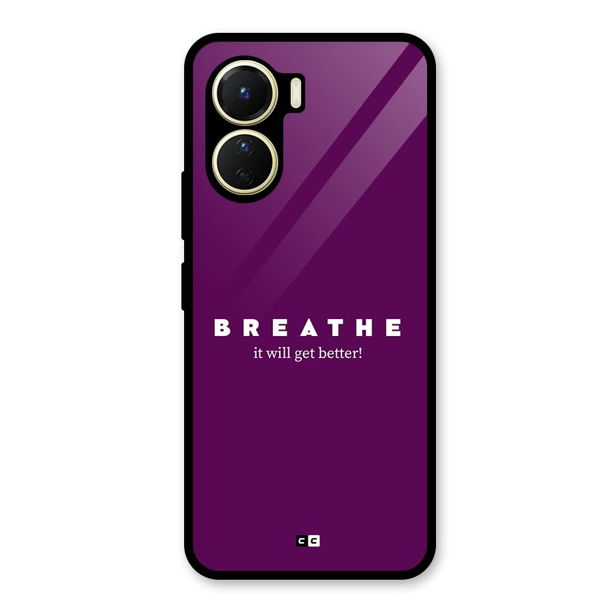 It Will Get Better Glass Back Case for Vivo Y16