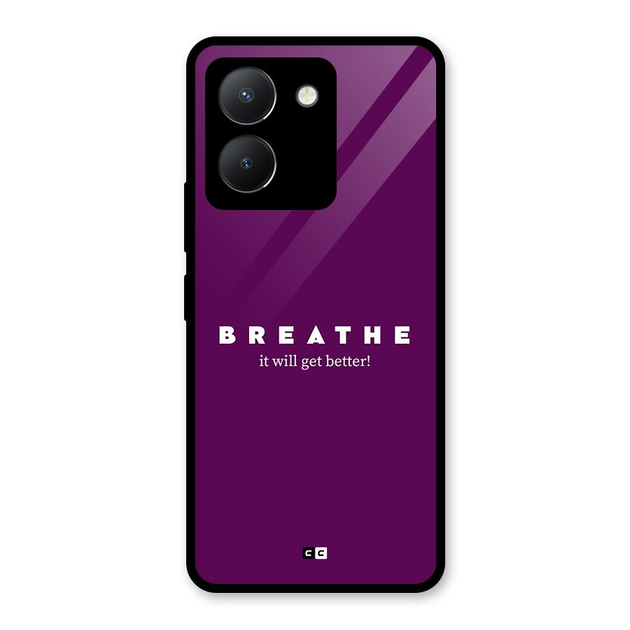 It Will Get Better Glass Back Case for Vivo Y36
