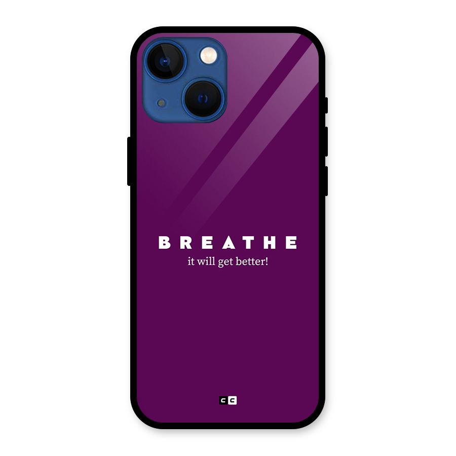 It Will Get Better Glass Back Case for iPhone 13 Mini
