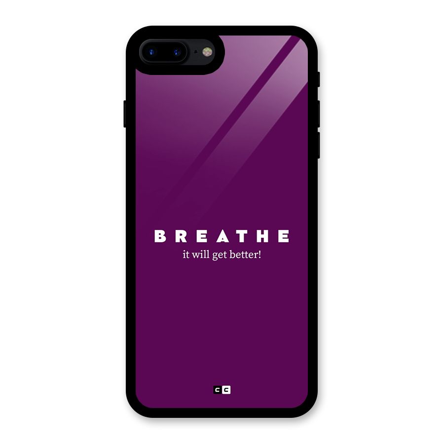It Will Get Better Glass Back Case for iPhone 8 Plus