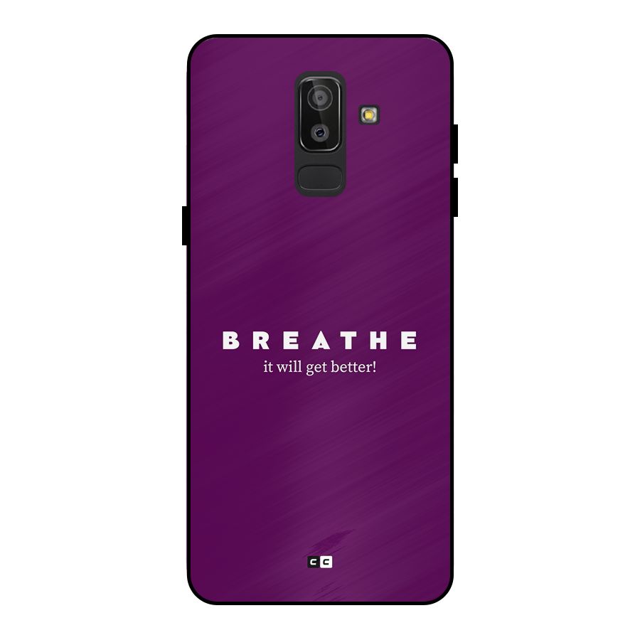 It Will Get Better Metal Back Case for Galaxy J8