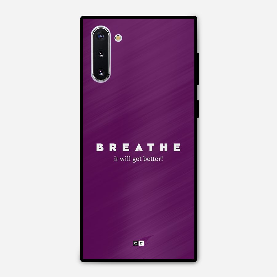 It Will Get Better Metal Back Case for Galaxy Note 10