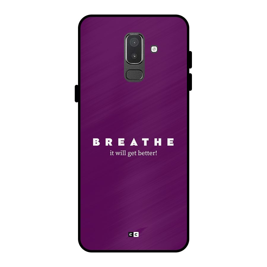 It Will Get Better Metal Back Case for Galaxy On8 (2018)