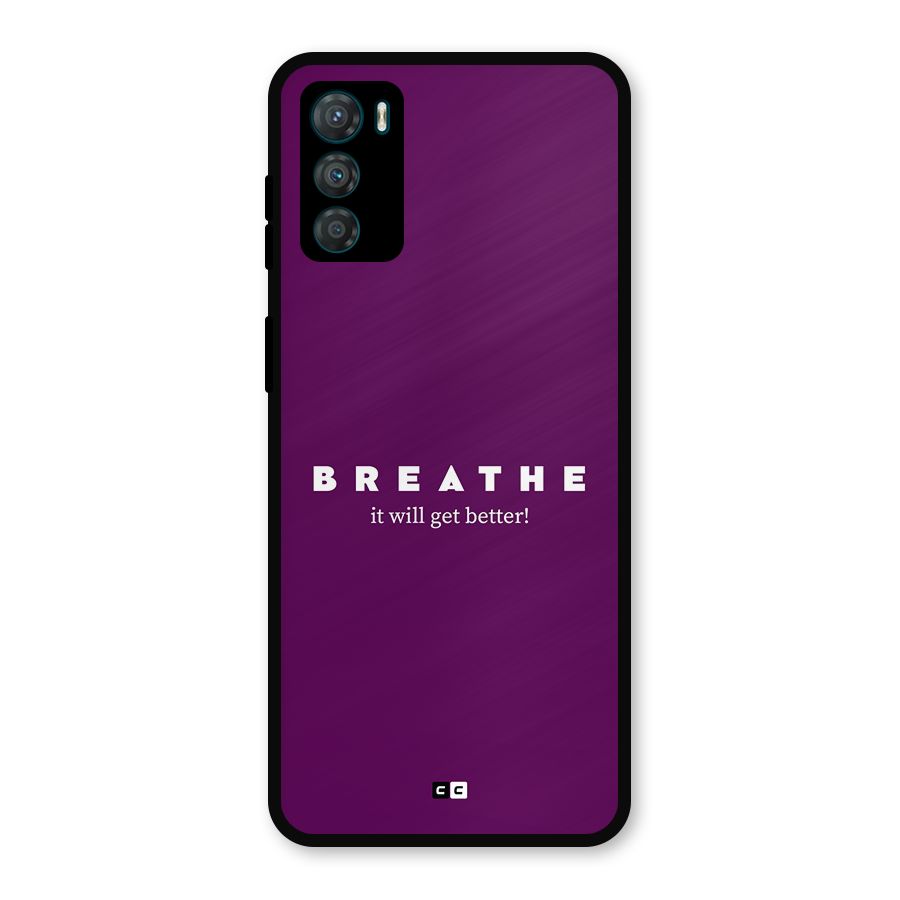 It Will Get Better Metal Back Case for Moto G42