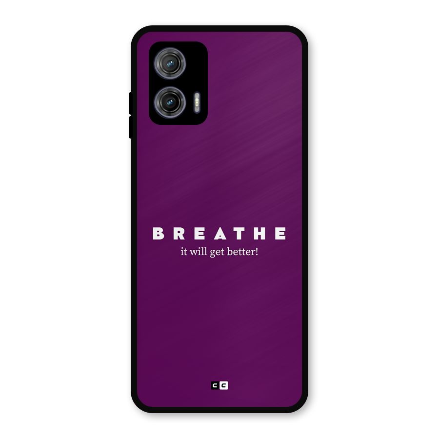 It Will Get Better Metal Back Case for Moto G73