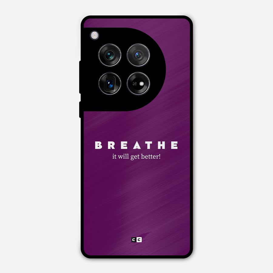 It Will Get Better Metal Back Case for OnePlus 12