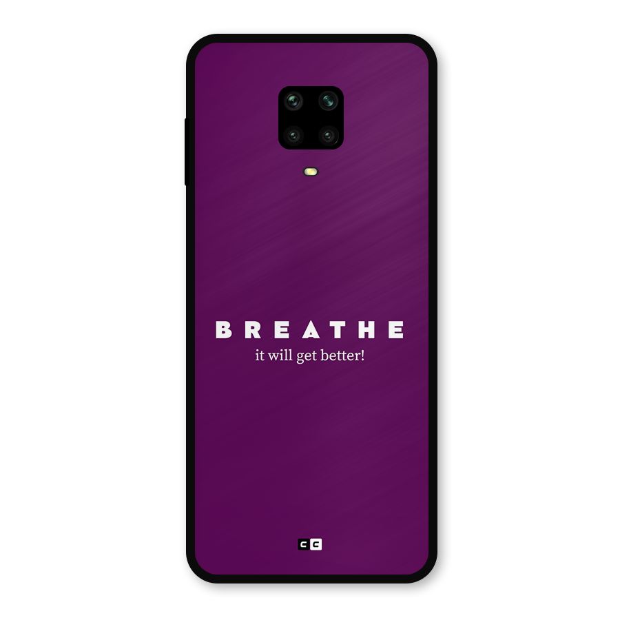 It Will Get Better Metal Back Case for Poco M2