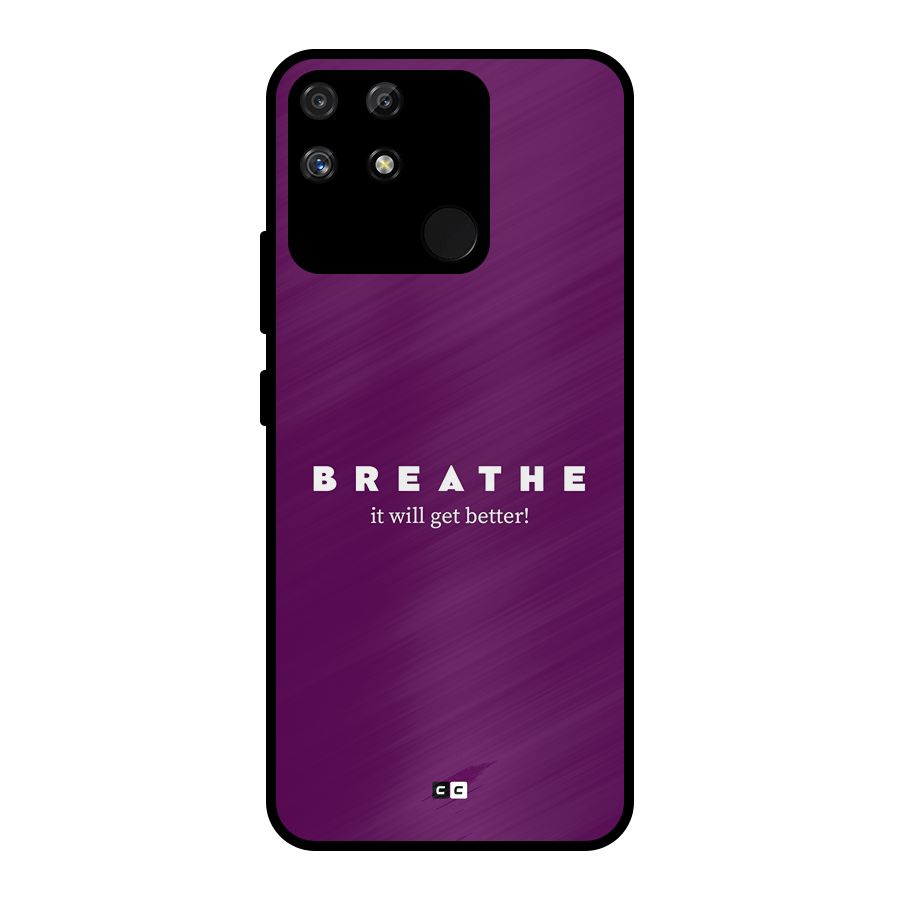 It Will Get Better Metal Back Case for Realme Narzo 50A