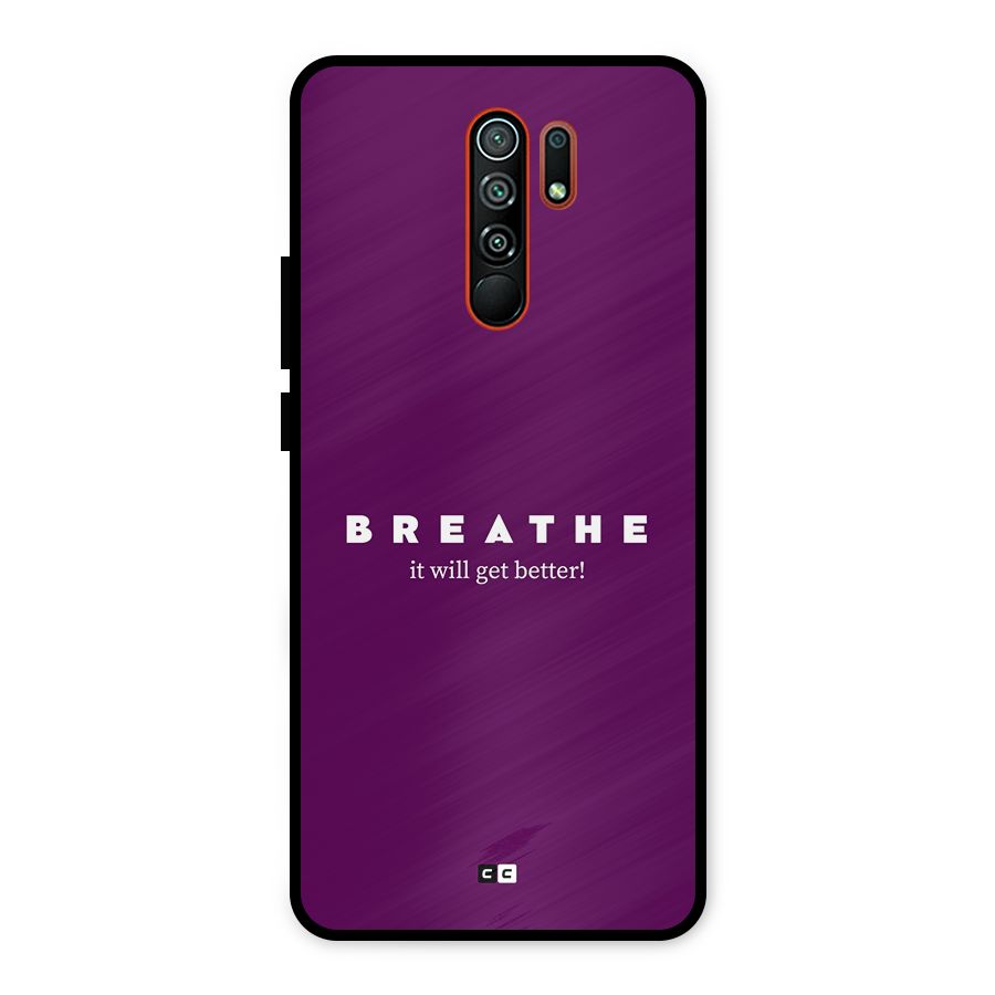 It Will Get Better Metal Back Case for Redmi 9 Prime